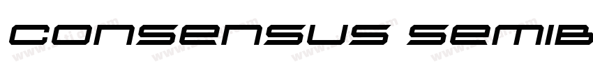 Consensus SemiBold字体转换